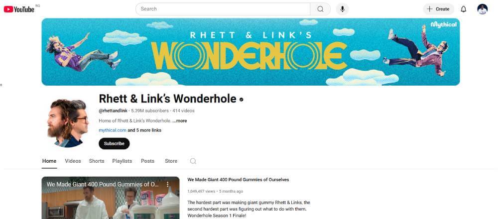 Rhett & Link’s Wonderhole