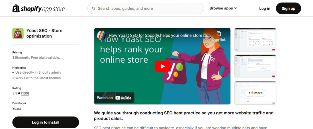 yoast seo shopify