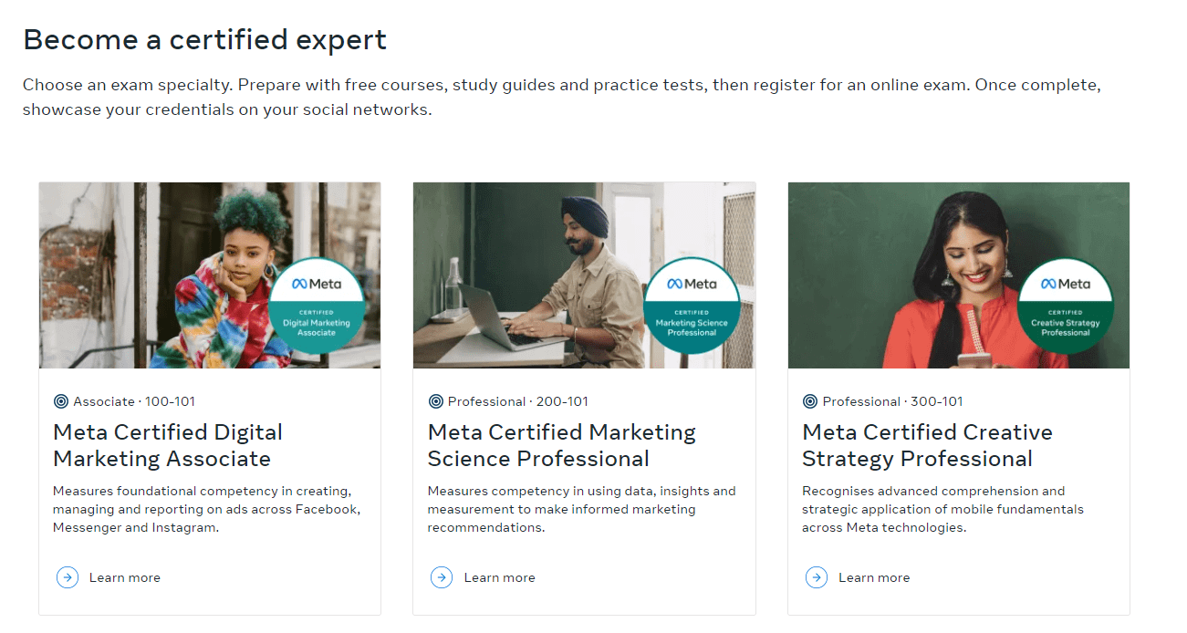 Facebook Blueprint Certification